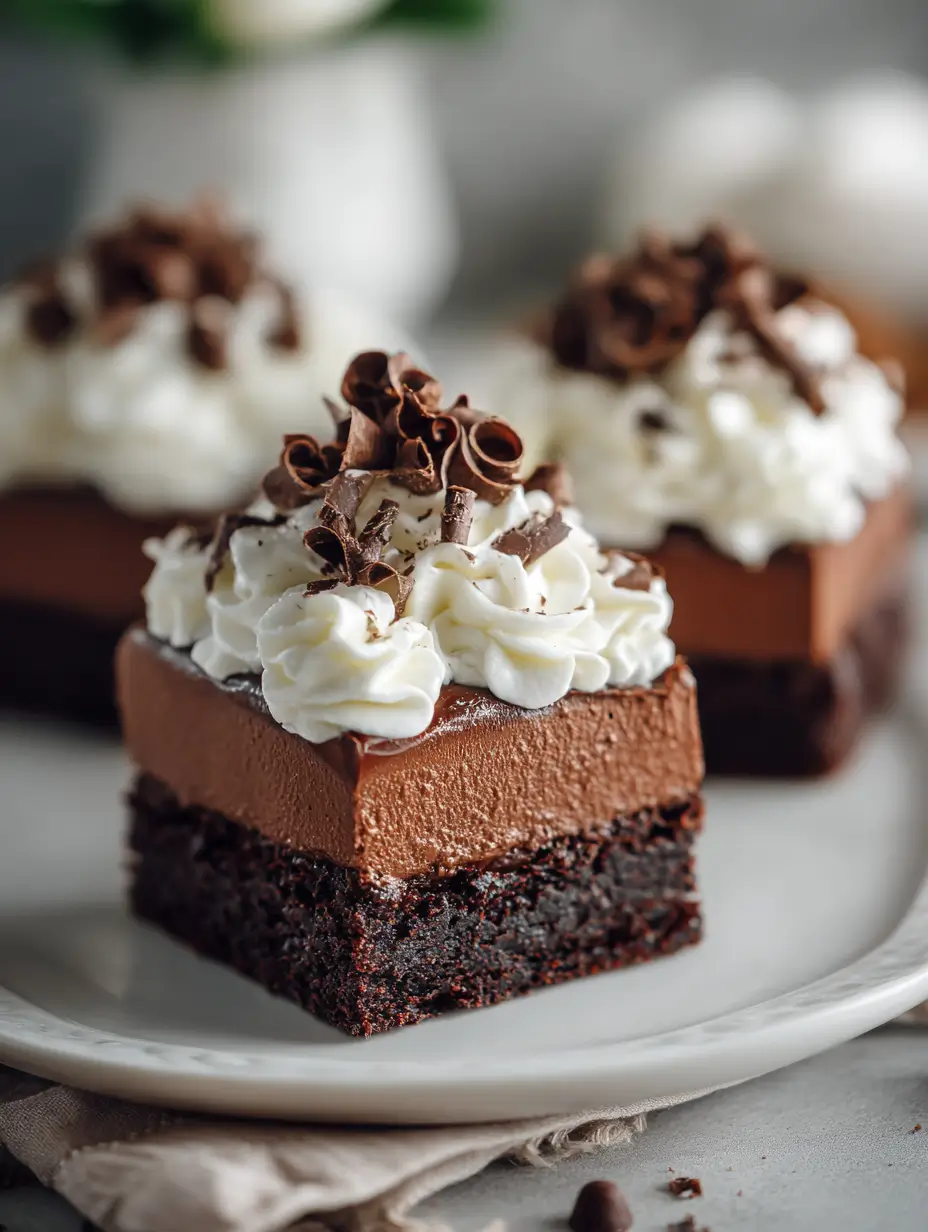 Mastering Chocolate Mousse Brownies: Fudgy Base, Airy Mousse